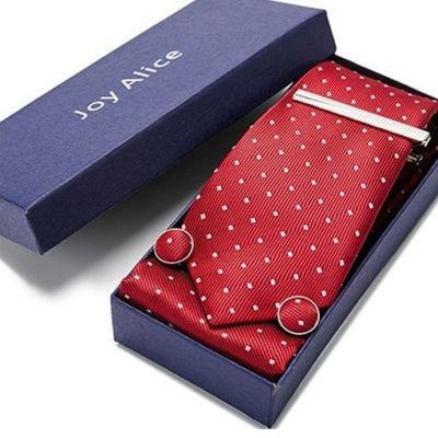 Rode stropdas voor pak