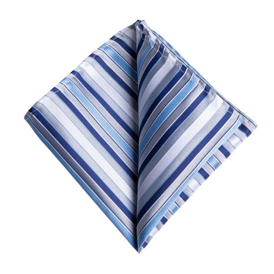 Blauw grijze stropdas