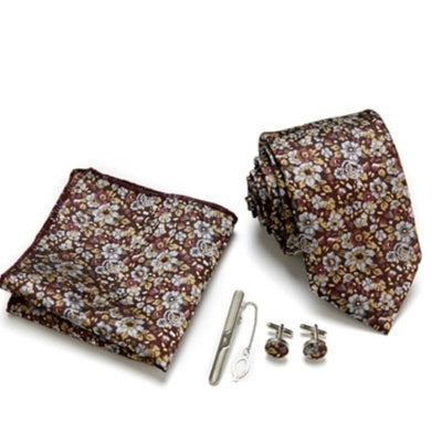 Gebloemde herenstropdas
