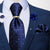 Marineblauwe stropdas voor heren