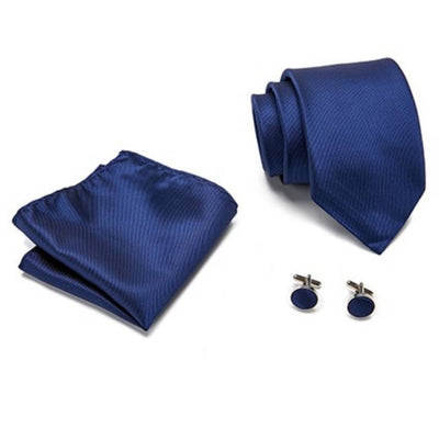 Marineblauwe stropdas