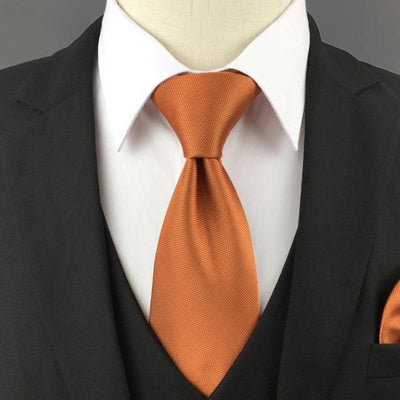 Oranje stropdas voor heren