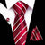 Rood gestreepte stropdas