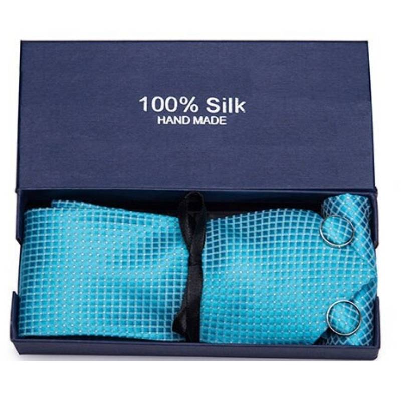 Hemelsblauwe stropdas