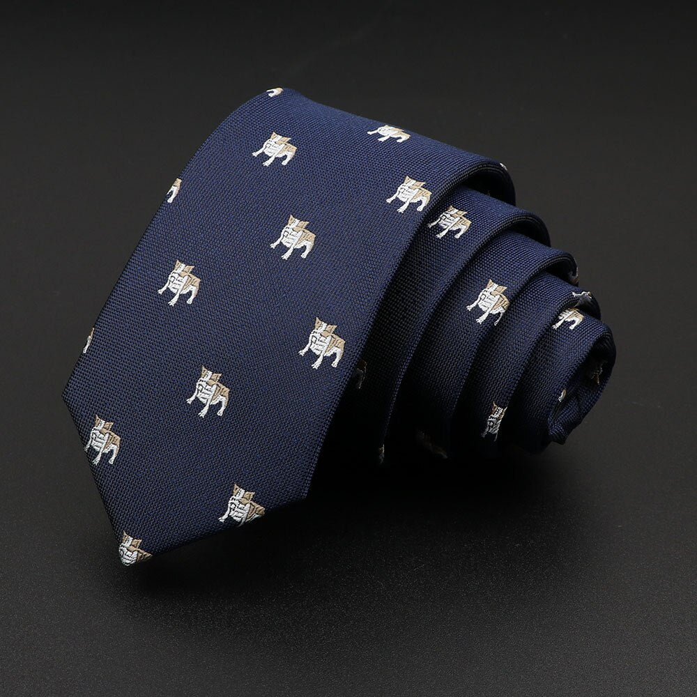 Kat patroon stropdas