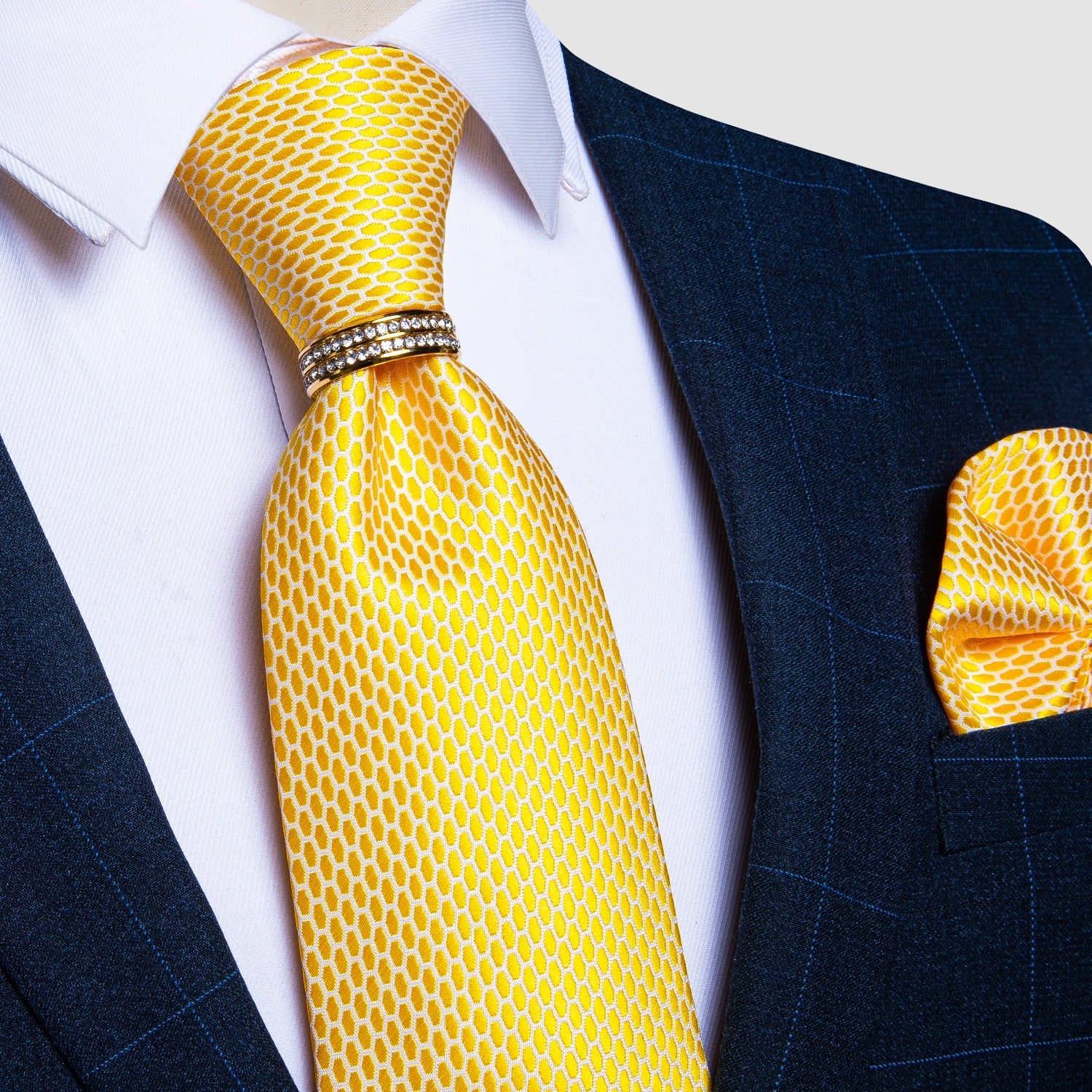 Gele stropdas voor heren