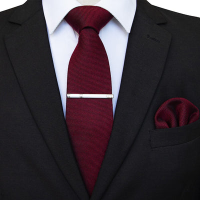 Bourgondische stropdas en pochet