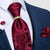 Bordeaux patroon stropdas