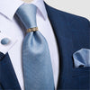 Grijze blauwe stropdas