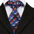 Veelkleurige vierkante stropdas