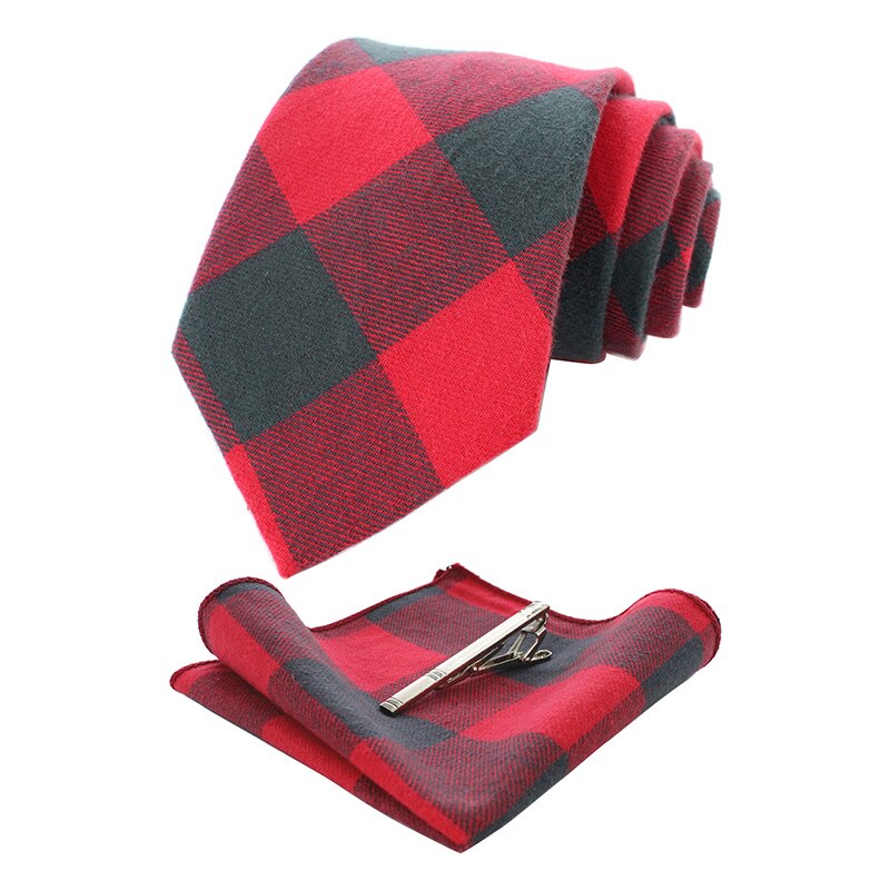 Grijze En Rode Stropdas