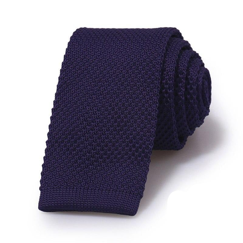 Mauve gebreide stropdas