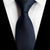 Zwarte stropdas met stippen