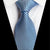 Lichtblauwe stropdas met stippen