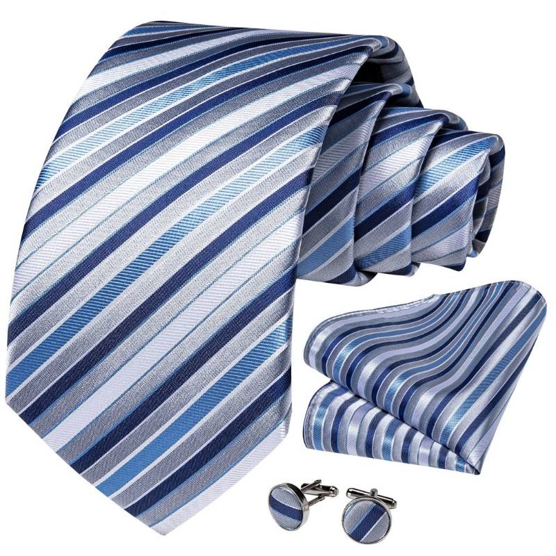 Blauw grijze stropdas