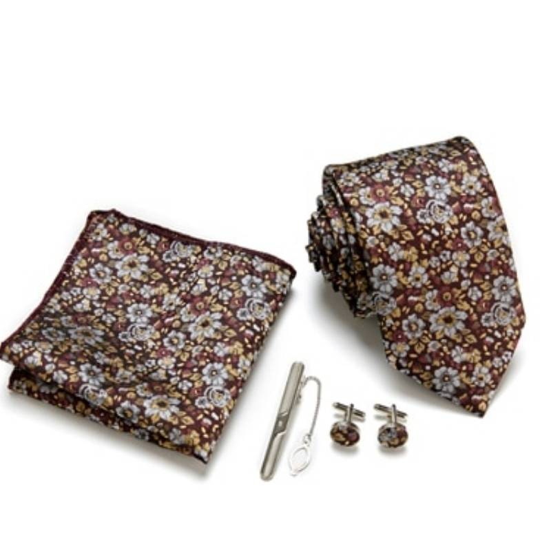 Gebloemde herenstropdas