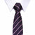 Paarse zijden stropdas