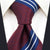 Rode blauwe stropdas