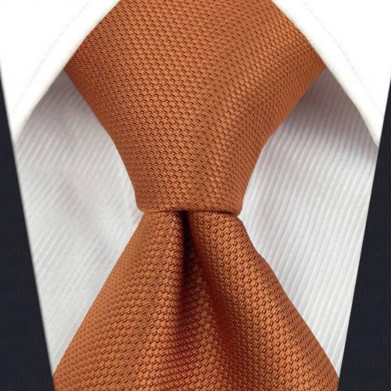 Oranje stropdas voor heren