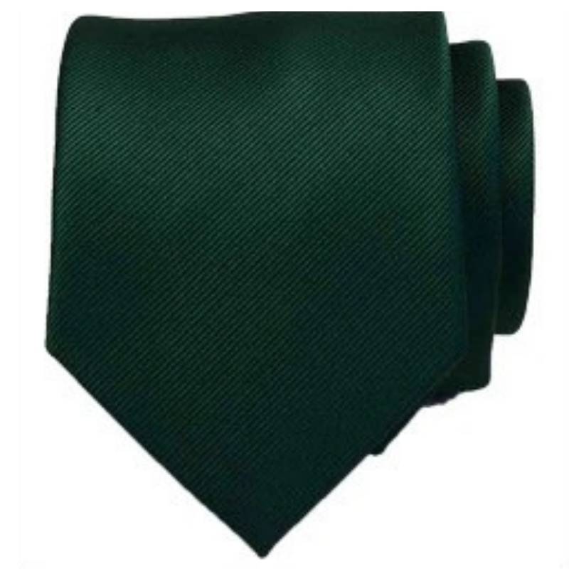 Groene zijden stropdas